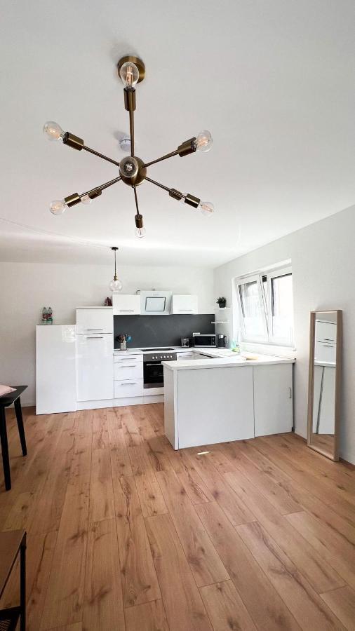 2 Zkb Apartment In Mannheim Kueche - Parken - Grosser Tv Bagian luar foto